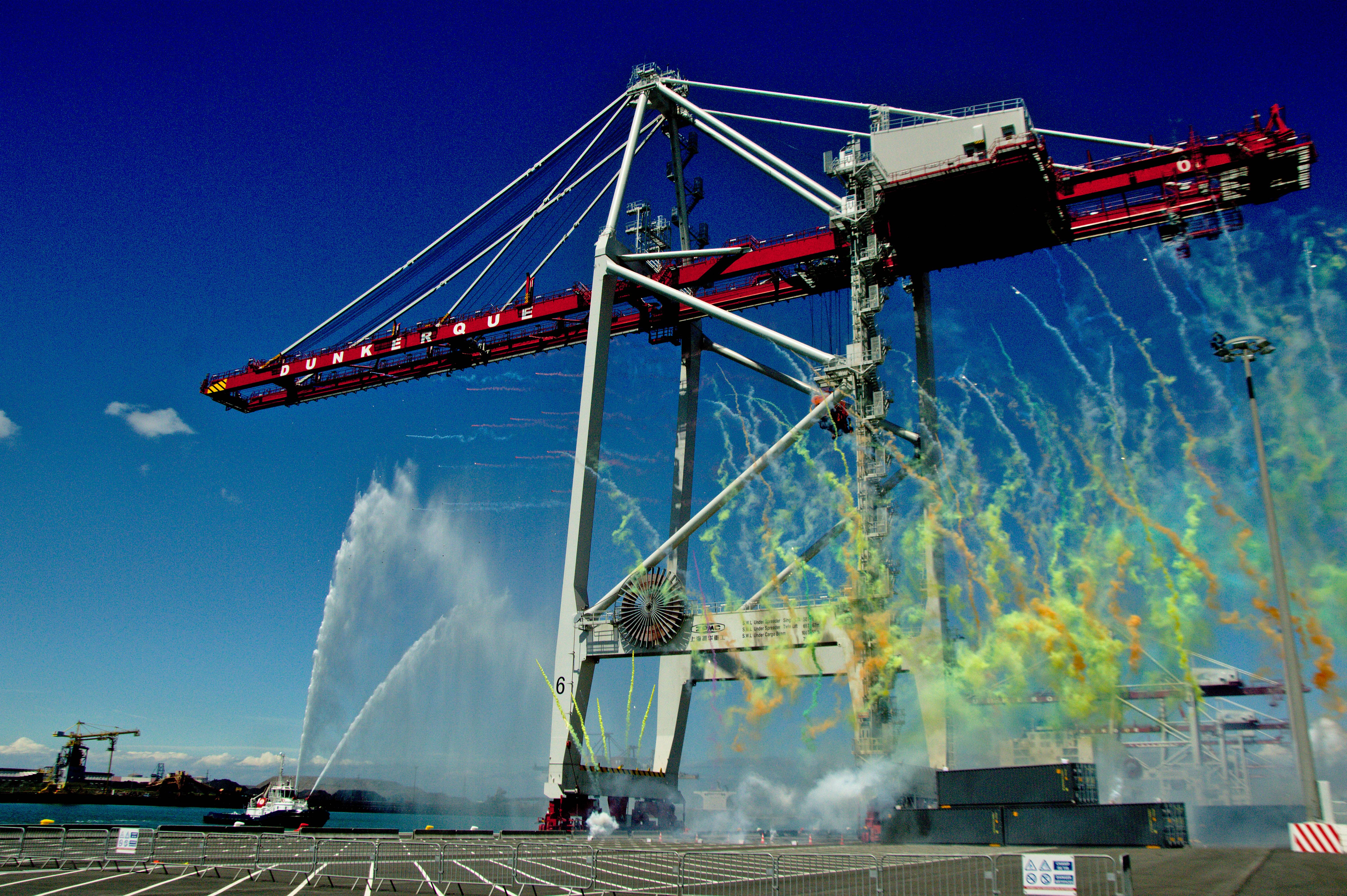 Inauguration de l'extension du quai de Flandre au Grand Port Maritime de Dunker